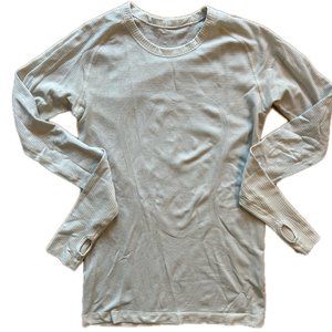 Lululemon Swiftly Tech Longsleeve Size 8 in Ivory